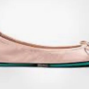 TIEKS Pink Ribbon size 10 leather ballet flat